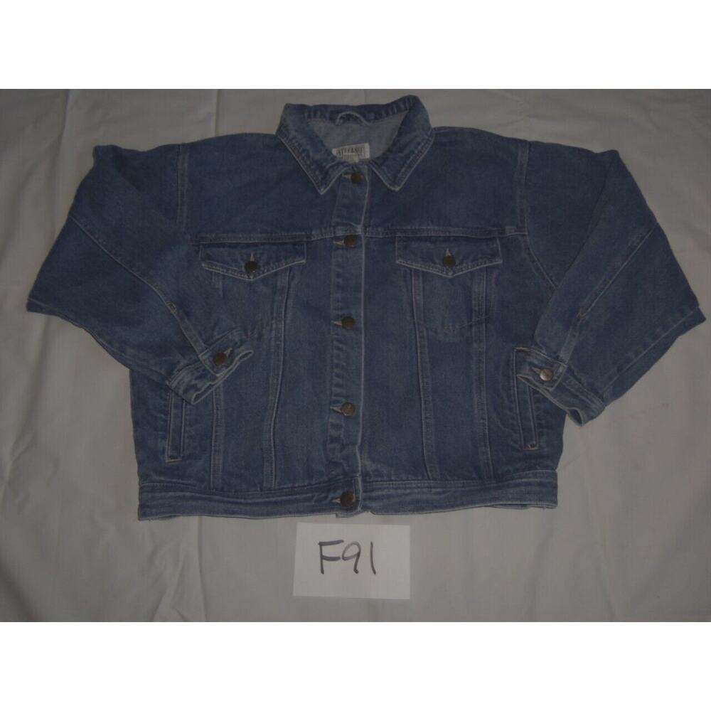 Stefano Jeans Jacket Size Medium Denim -0912F91